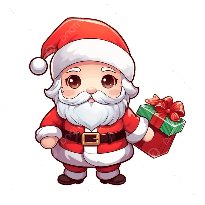 Hình ảnh Hình Minh Họa Nhân Vật Chibi ông Già Noel Dễ Thương Với Ba Lô Và  Kẹo Giáng Sinh PNG , Phim Hoạt Hình Mùa đông, Thiết Kế Linh Vật, ông