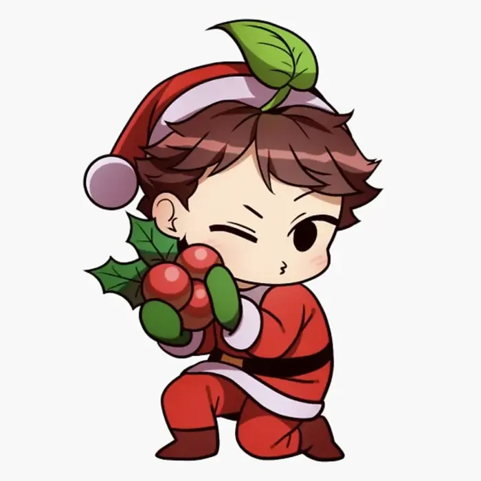 Ảnh chibi giáng sinh dễ thương khiến bạn muốn sưu tầm