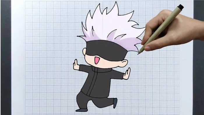 vẽ gojo satoru cute