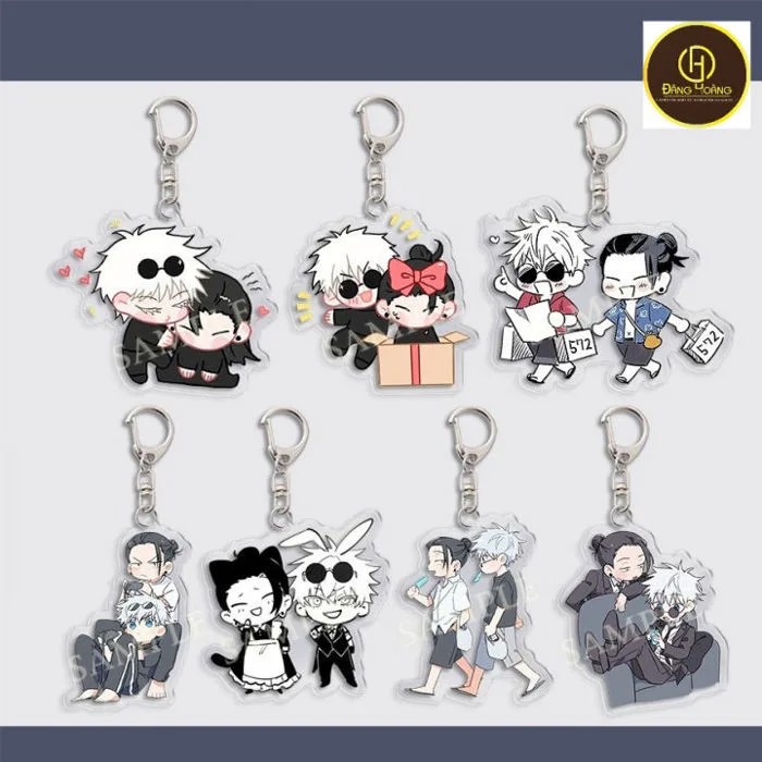 Móc khóa JUJUTSU KAISEN ver GETO X GOJO CHIBI Chú Thuật Hồi Chiến in hình  anime chibi mica trong acrylic_ĐH | Lazada Việt Nam