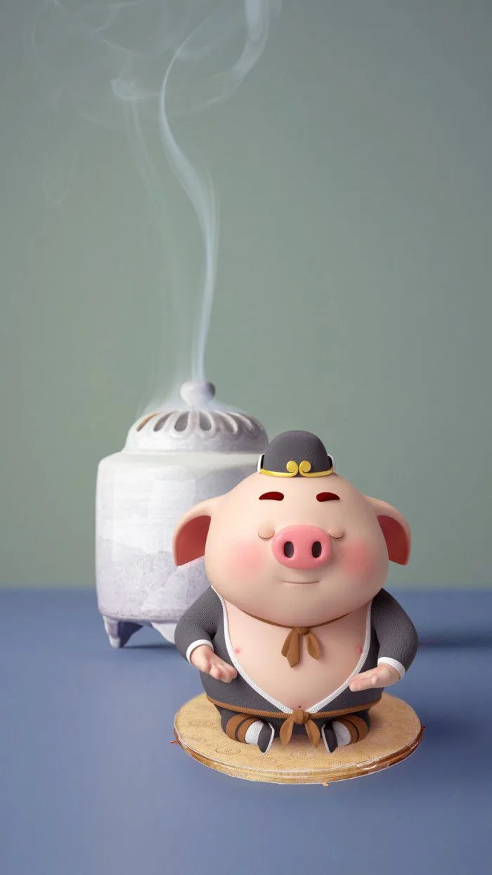 45+ Hình nền heo mập cute dễ thương cho điện thoại
