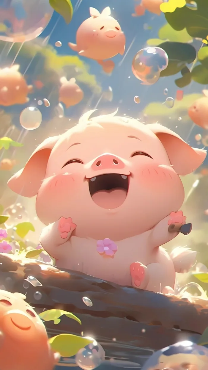 299+ Hình nền con heo ĐÁNG YÊU, cực dễ thương, siêu cute