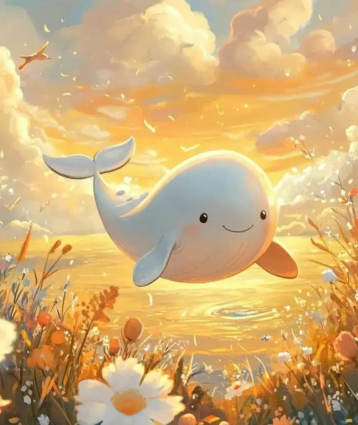 199+ Ảnh cá heo chibi cute đáng yêu được dùng nhiều