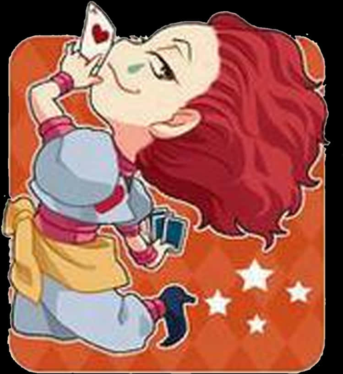 Chibi Hisoka Playing Card PNG Image Chibi Hisoka Playing Card PNG Image