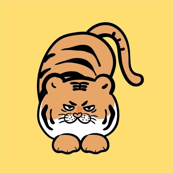 Khám phá bộ ảnh Hổ chibi đáng yêu với nét vẽ dễ thương