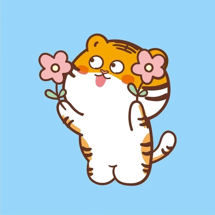 Khám phá bộ ảnh Hổ chibi đáng yêu với nét vẽ dễ thương