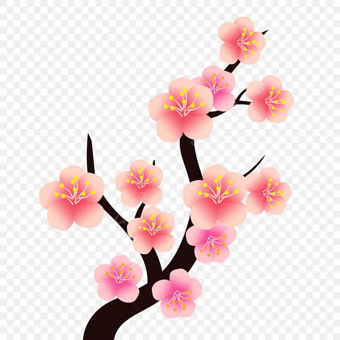 Hình ảnh Yếu Tố Trang Trí Cây đào Hoạt Hình PNG , Hoa đào, Yếu Tố Hoa đào,  Ý Tưởng đào PNG miễn phí tải tập tin PSDComment và Vector