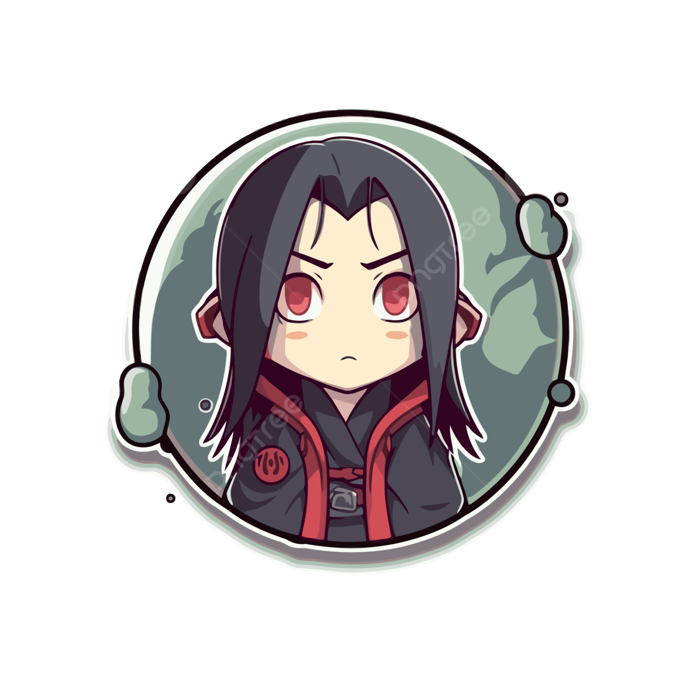 Hình ảnh Sticker Anime Nhỏ Với Khuôn Mặt đen Trắng Vectơ PNG , Itachi, Nhãn  Dán, Hoạt Hình PNG và Vector với nền trong suốt để tải xuống miễn phí