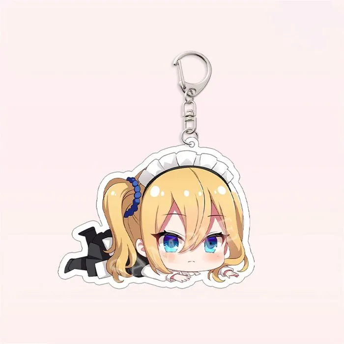 Móc khóa Anime Kaguya-sama Love Is War Cuộc Chiến Tỏ Tình Mica Acrylic  Chibi Kaguya Shinomiya Chika Fujiwara cao cấp
