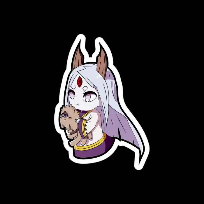 Kaguya Otsutsuki Chibi Sticker — Stickerdise