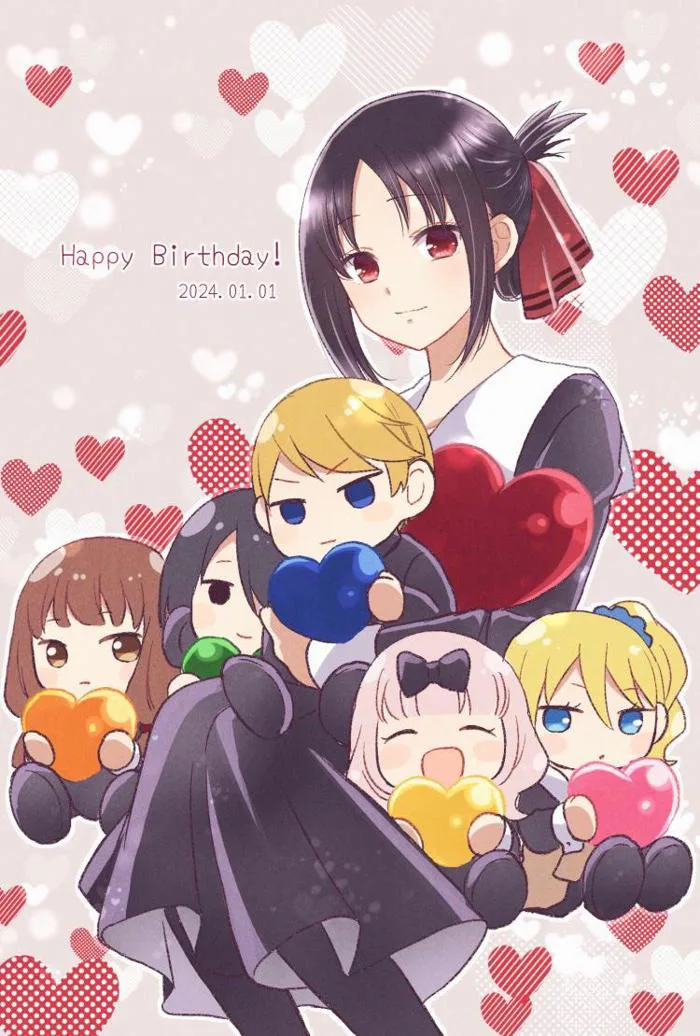 Kaguya & the chibi student council (by @Su0227) : r/Kaguya_sama