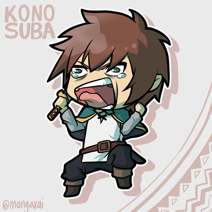 Chibi Kazuma - Konosuba by mangaxai on DeviantArt