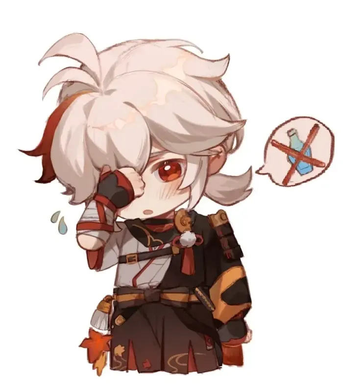 Bộ ảnh Kazuha chibi nhẹ nhàng tinh tế khiến tim tan chảy