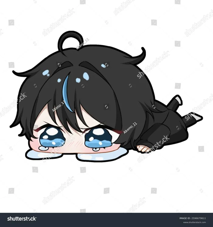 Chibi Baby Boy Cute Crying: Hình minh họa có sẵn 2596679611 | Shutterstock