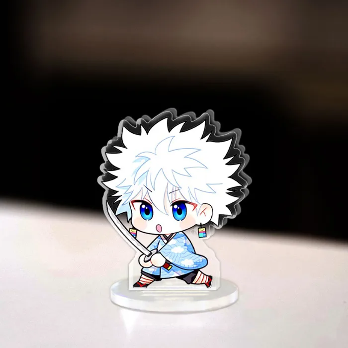 Mô hình Mini Hunter X Hunter Standee Killua Zoldyck Gon Freecss Anime Manga  Chibi trang trí góc học tập cao 3cm | Shopee Việt Nam