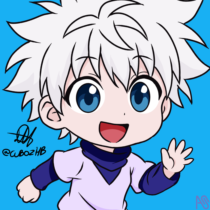 Killua Chibi - Hunter x Hunter Cuboz - Illustrations ART street