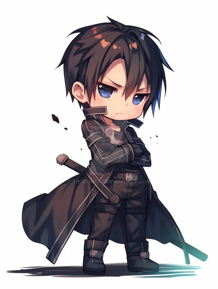 Chibi Kirito by yiksnapix on DeviantArt