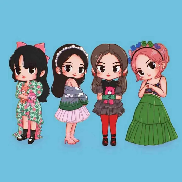 Bật mí 100+ ảnh Blackpink anime cute, chibi dễ thương dành cho fan hâm mộ  K-pop