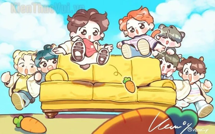 100+ Hình ảnh Chibi BTS đẹp nhất