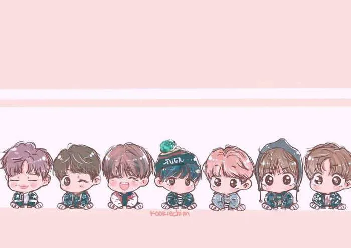 Ảnh BTS Chibi Cute: 96+ Hình Nền BTS Chibi, Ảnh BTS Anime Đẹp