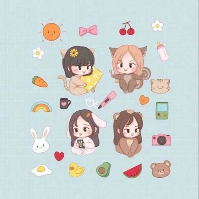 Bật mí 100+ ảnh Blackpink anime cute, chibi dễ thương dành cho fan hâm mộ  K-pop