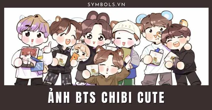 Ảnh BTS Chibi Cute: 96+ Hình Nền BTS Chibi, Ảnh BTS Anime Đẹp
