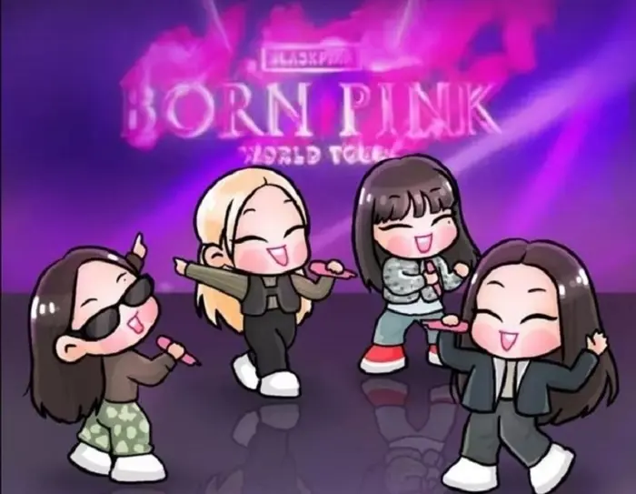 Ngắm trọn bộ hình blackpink cute chibi siêu đáng yêu