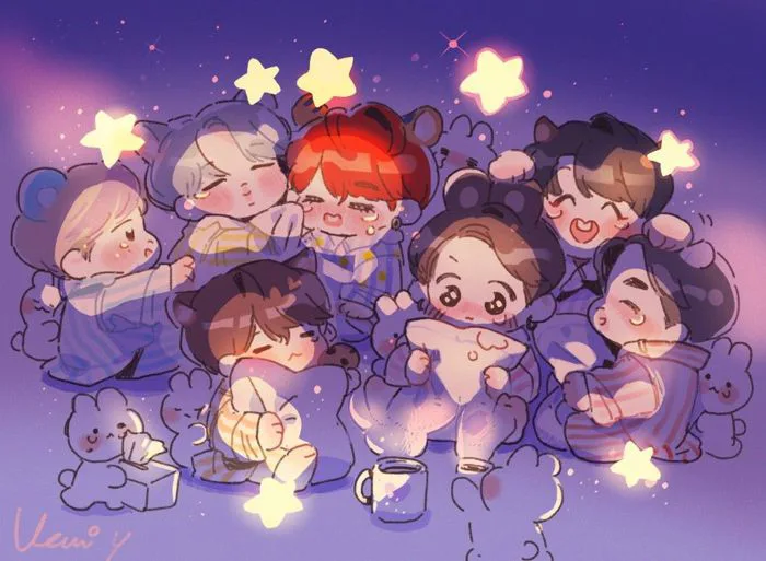 100+ Hình ảnh Chibi BTS đẹp nhất