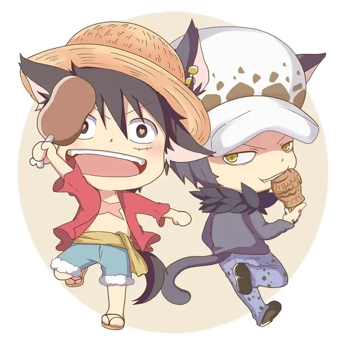 Bộ ảnh one piece chibi cực đáng yêu và đầy màu sắc