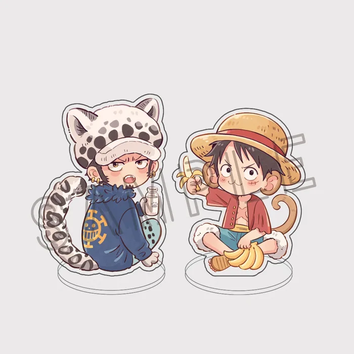 3CM) MÔ HÌNH Standee LUFFY LAW ONE PIECE ver BÁO CON anime ĐẢO HẢI TẶC  tượng mica acrylic chibi xinh xắn | Lazada Việt Nam