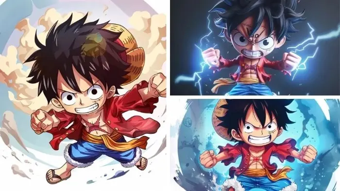 Khám phá bộ ảnh luffy chibi đáng yêu và siêu ngầu