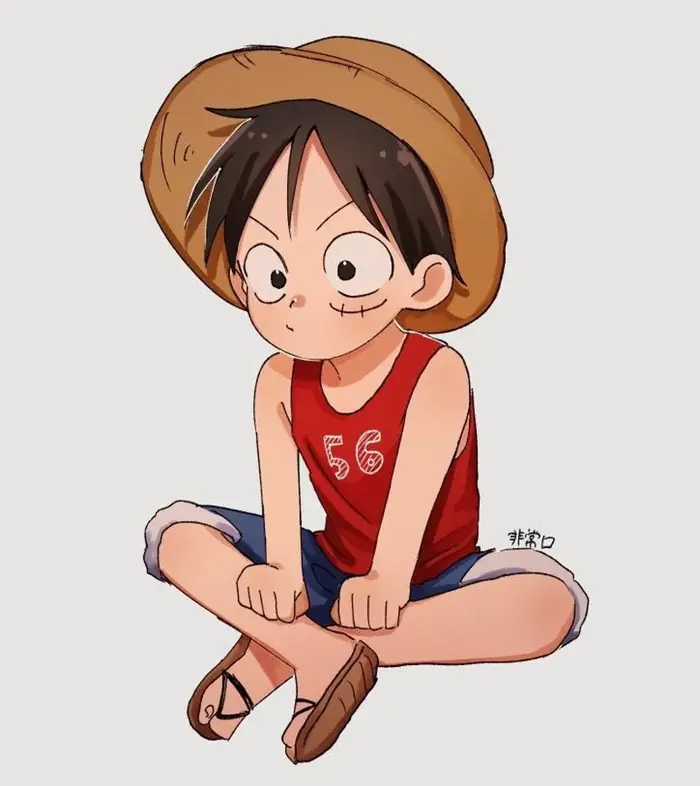 Tổng hợp ảnh Luffy chibi độc lạ khiến fan phát cuồng