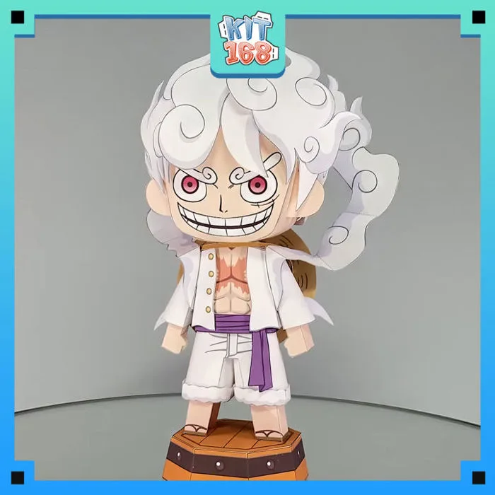 Mô hình giấy Anime Game Chibi Luffy Gear 5 Nika ver 13 - One Piece + kit  hộp trang trí | Lazada Việt Nam