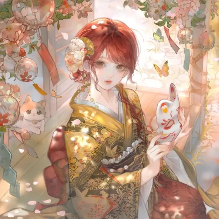 200+ Hình ảnh anime nữ mặc kimono lung linh, duyên dáng nhất