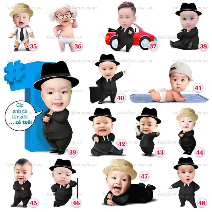 Chibi chủ đề BABY BOSS