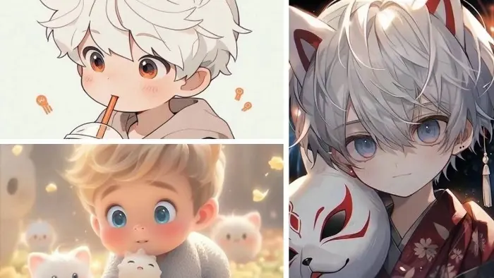 Bộ ảnh chibi bé trai đáng yêu với nhiều biểu cảm ngộ nghĩnh