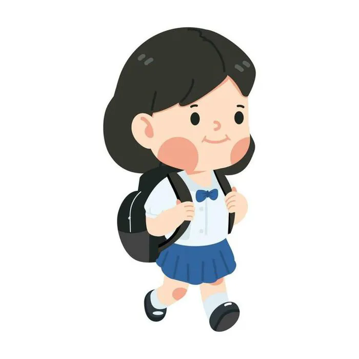 Tải ngay hình ảnh học sinh chibi cute dễ thương miễn phí
