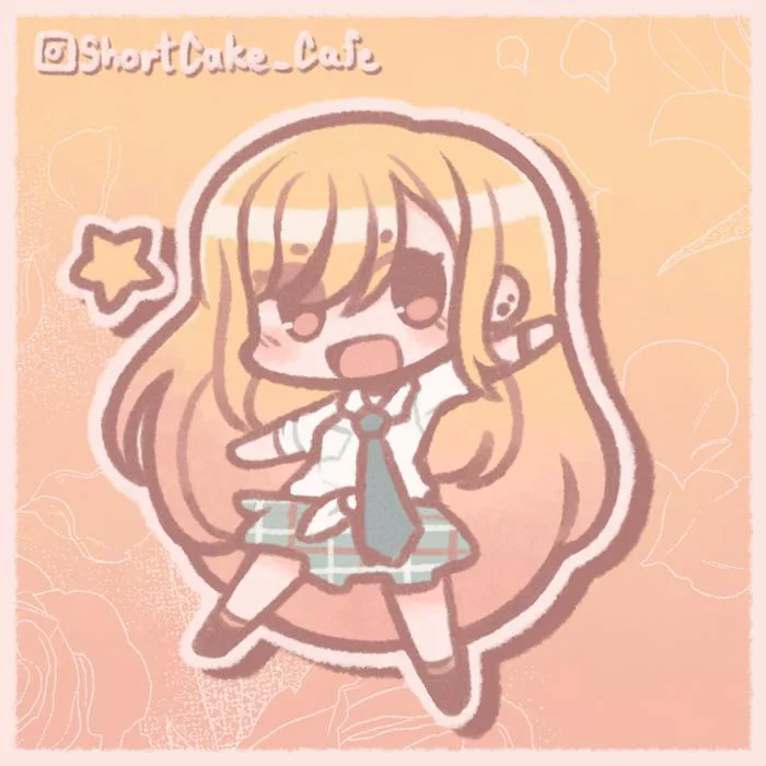 Chibi Marin Kitagawa - My Dress Up Darling Kiriego Art - Illustrations ART  street