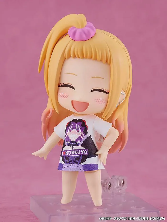 Nendoroid No. 2556 My Dress-Up Darling: Kitagawa Marin Slippery Girls Full  Graphic T-shirt Ver.
