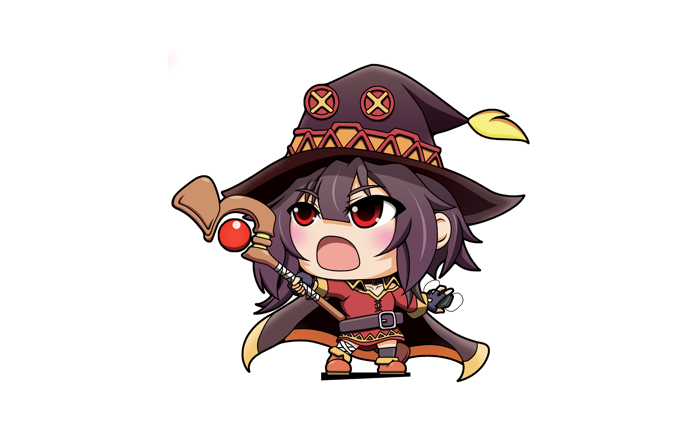 Megumin Chibi Magic – HD KonoSuba Anime Wallpaper | 1920x1200 | Wallpaper  Abyss