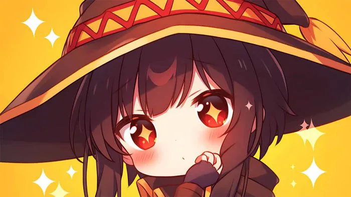 Megumin Chibi Konosuba Cute Desktop Wallpaper - Wallpapers 4K