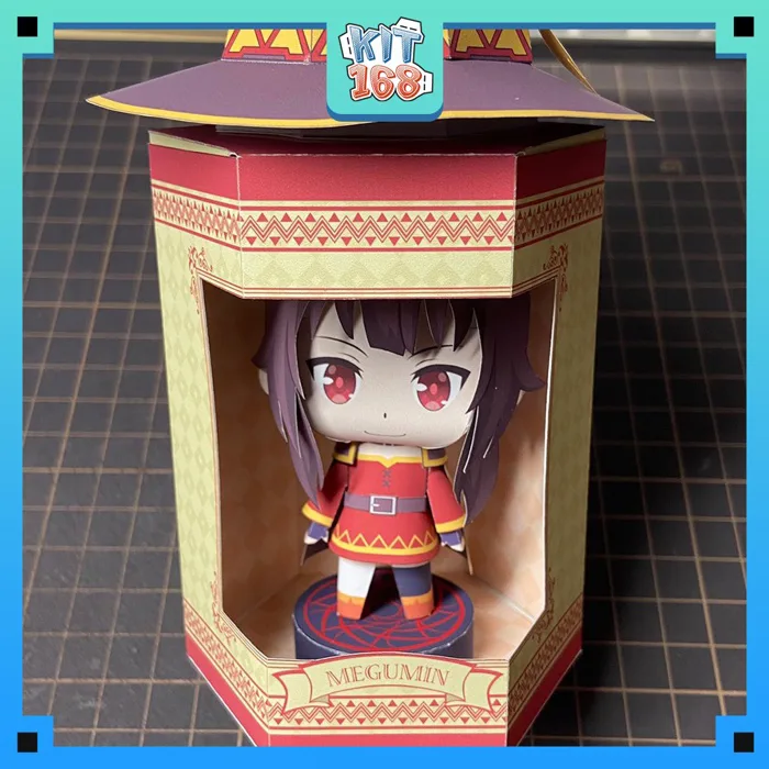 Mô hình giấy Anime Chibi Megumin - Kono Subarashii Sekai ni Shukufuku wo +  kit hộp trang trí | Shopee Việt Nam