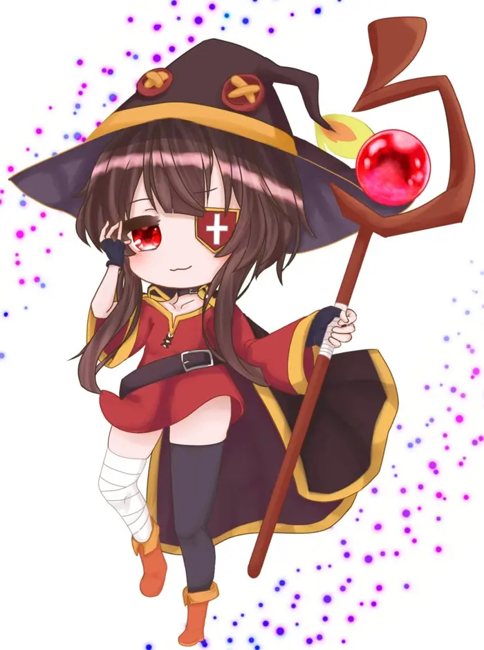 Khám phá kho ảnh Megumin chibi độc đáo cho mọi fan anime