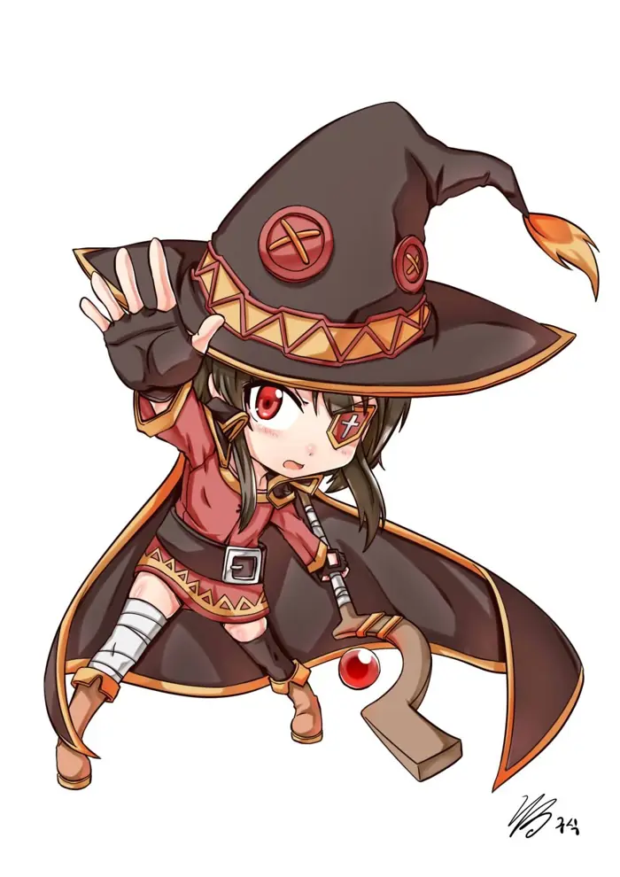 Khám phá kho ảnh Megumin chibi độc đáo cho mọi fan anime