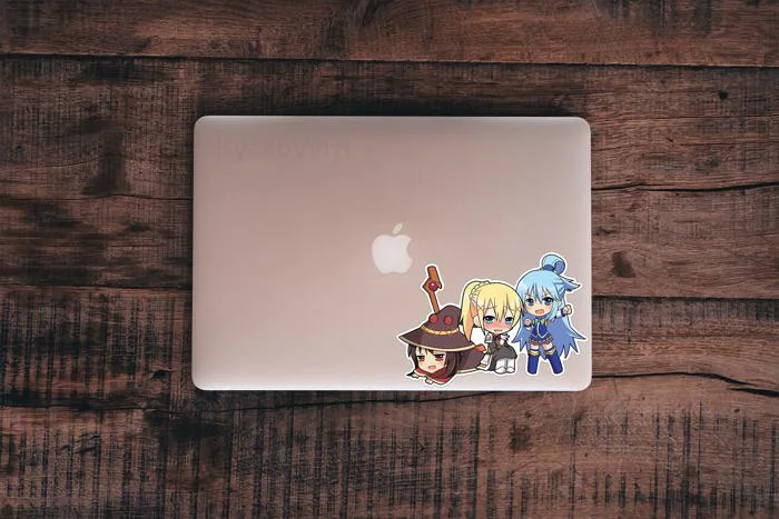 Mua Konosuba - Aqua, Megumin, Darkness Chibi Anime Decal Sticker for  Car/Truck/Laptop (4.0