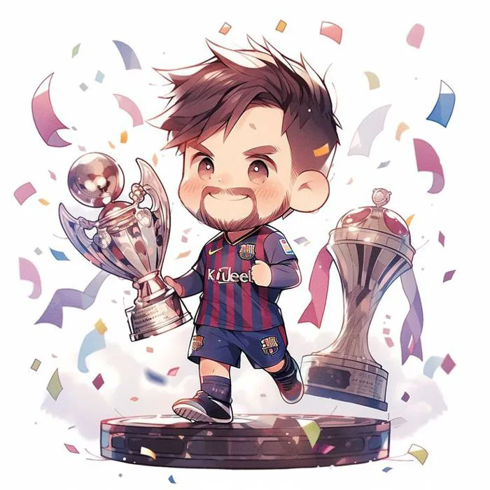 Lionel Messi Chibi - Lionel Messi Funny - Lionel Messi Background - Lionel Messi Drawing 3