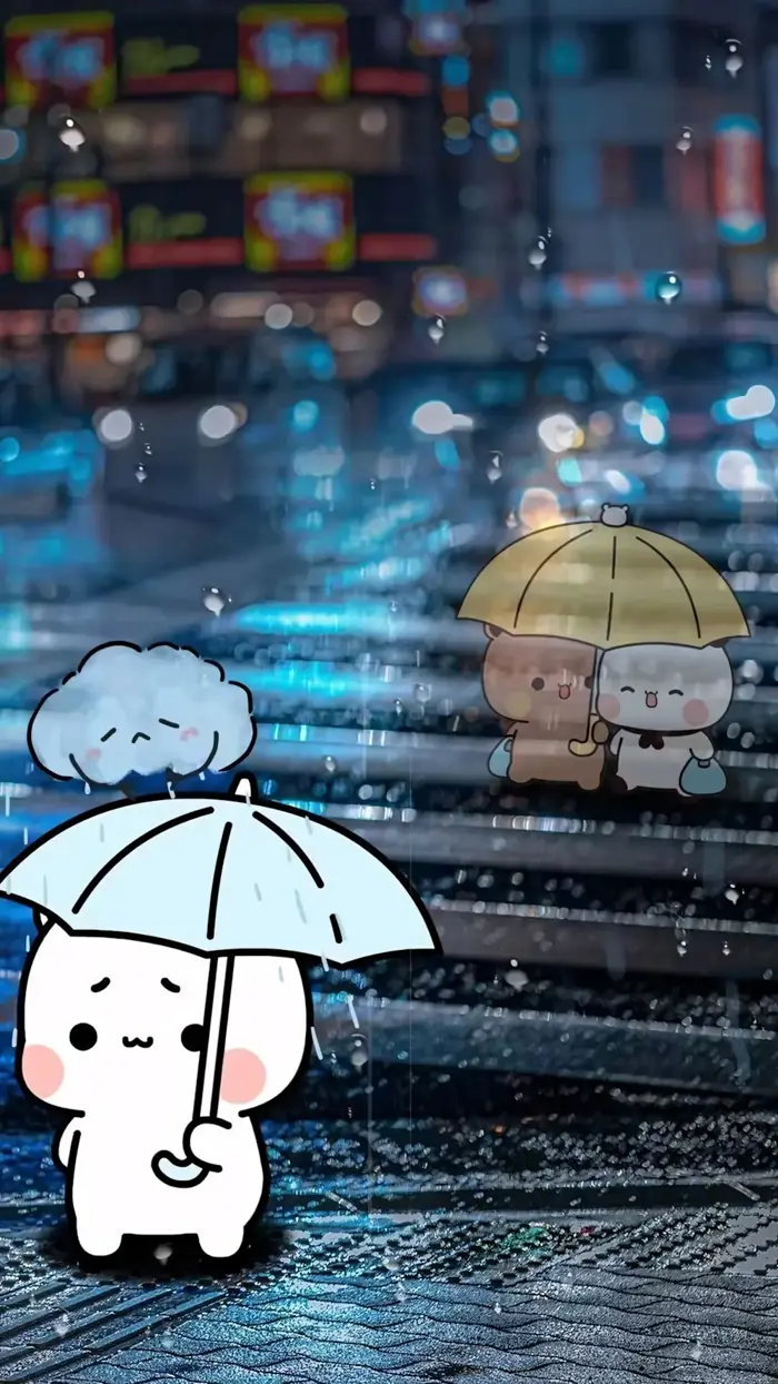 99+ Hình Nền Iphone Cute 4K Ngộ Nghĩnh Chibi Màu Hồng, Màu Xanh