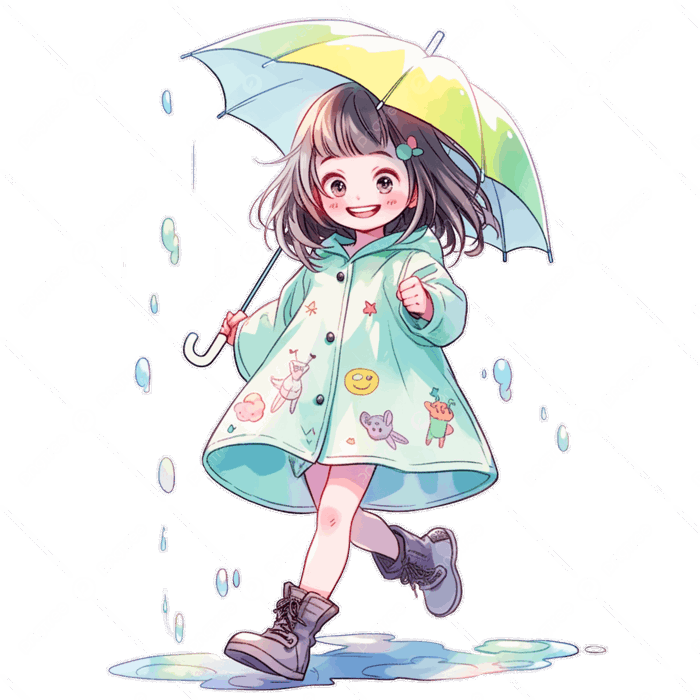 Hình ảnh Cô Bé Cầm ô Hoạt Hình Yếu Tố Trong Mưa PNG , Clipart ô, Clipart Mưa,  Clip Nghệ Thuật Hoạt Hình PNG trong suốt và Vector để tải xuống miễn