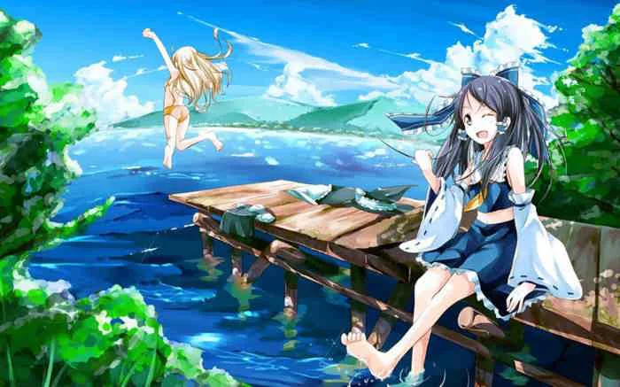 Ảnh Anime Mùa Hè Đẹp: 31+ Hình Nền Phong Cảnh Mùa Hạ Cute Nhất