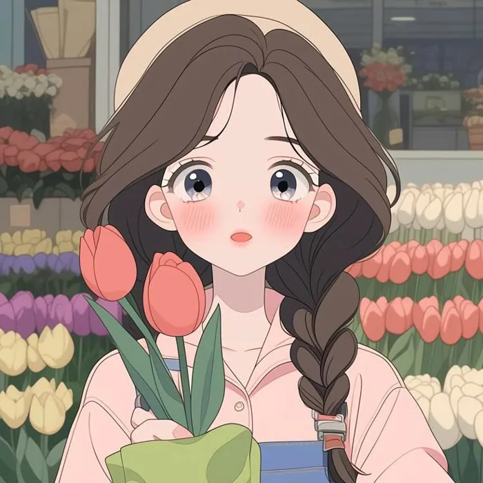 Cưng xỉu với hình ảnh cô gái chibi cute phong cách anime